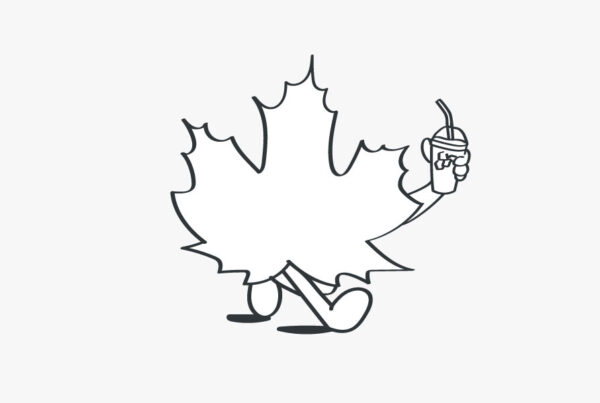 Fall leaf character